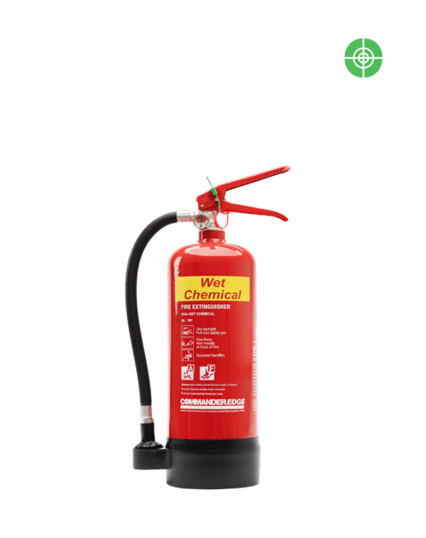 Commander EDGE 3ltr Wet Chemical PFAS Free Fire Extinguisher