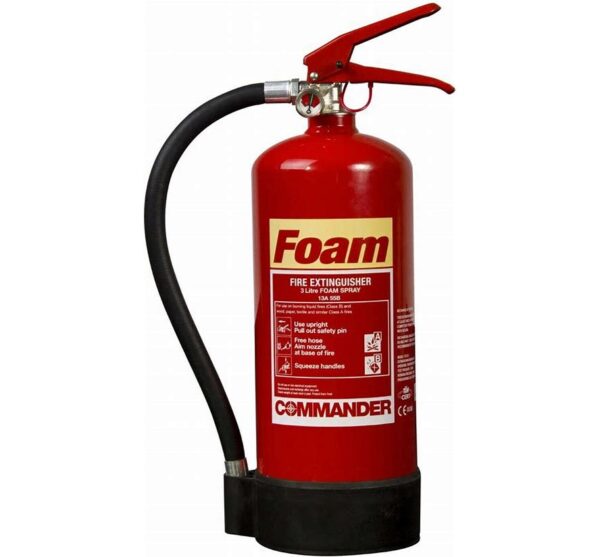 Commander EDGE 3ltr enviro Foam Fluorine-Free Foam Fire Extinguisher