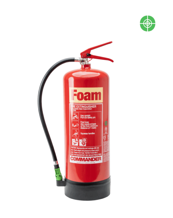 Commander 6 ltr Fluorine Free Foam Fire Extinguisher