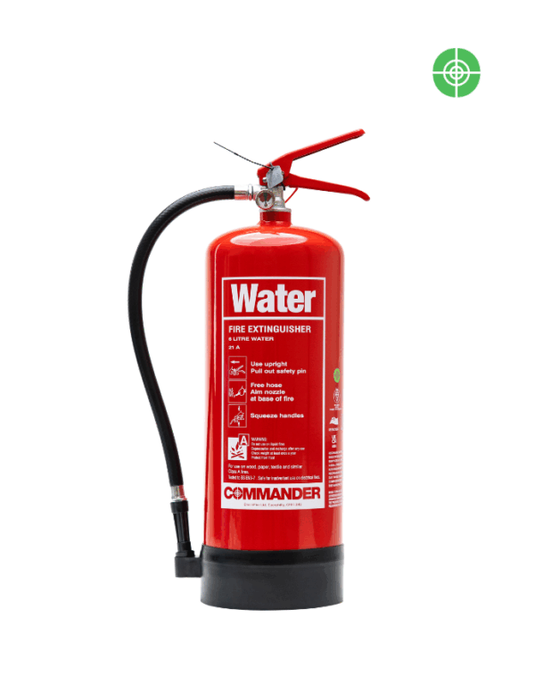 COMMANDER 6 LITRE PLAIN WATER FIRE EXTINGUISHER