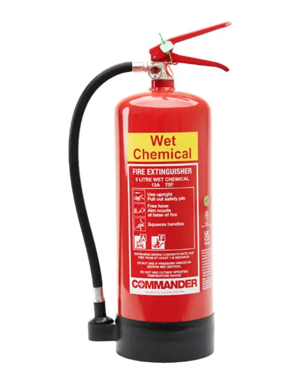 Commander 6ltr Wet Chemical PFAS Free Fire Extinguisher