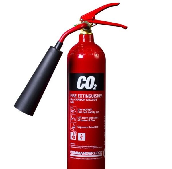 COMMANDER 2KG CO2 FIRE EXTINGUISHER